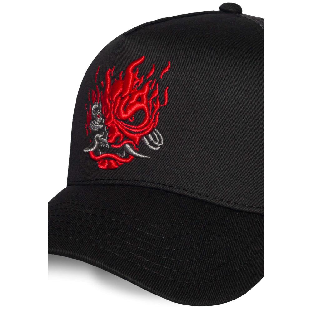 Cyberpunk 2077 - Logo Trucker cap - Black